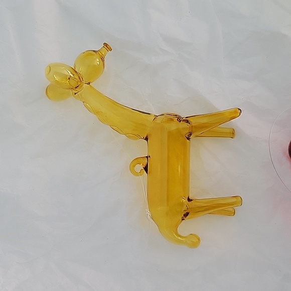 Set of 4 Crate and Barrel glass balloon animal Christmas ornaments - Picture 2 of 6